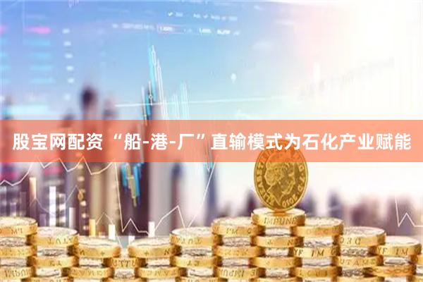 股宝网配资 “船-港-厂”直输模式为石化产业赋能